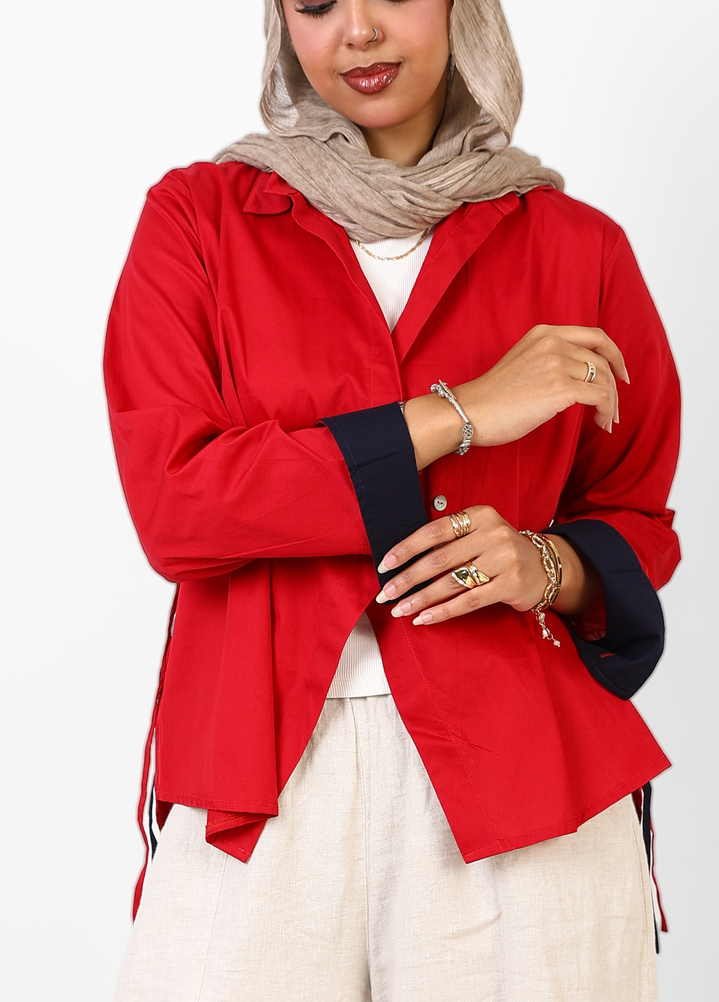 Reversible Wrap Shirt