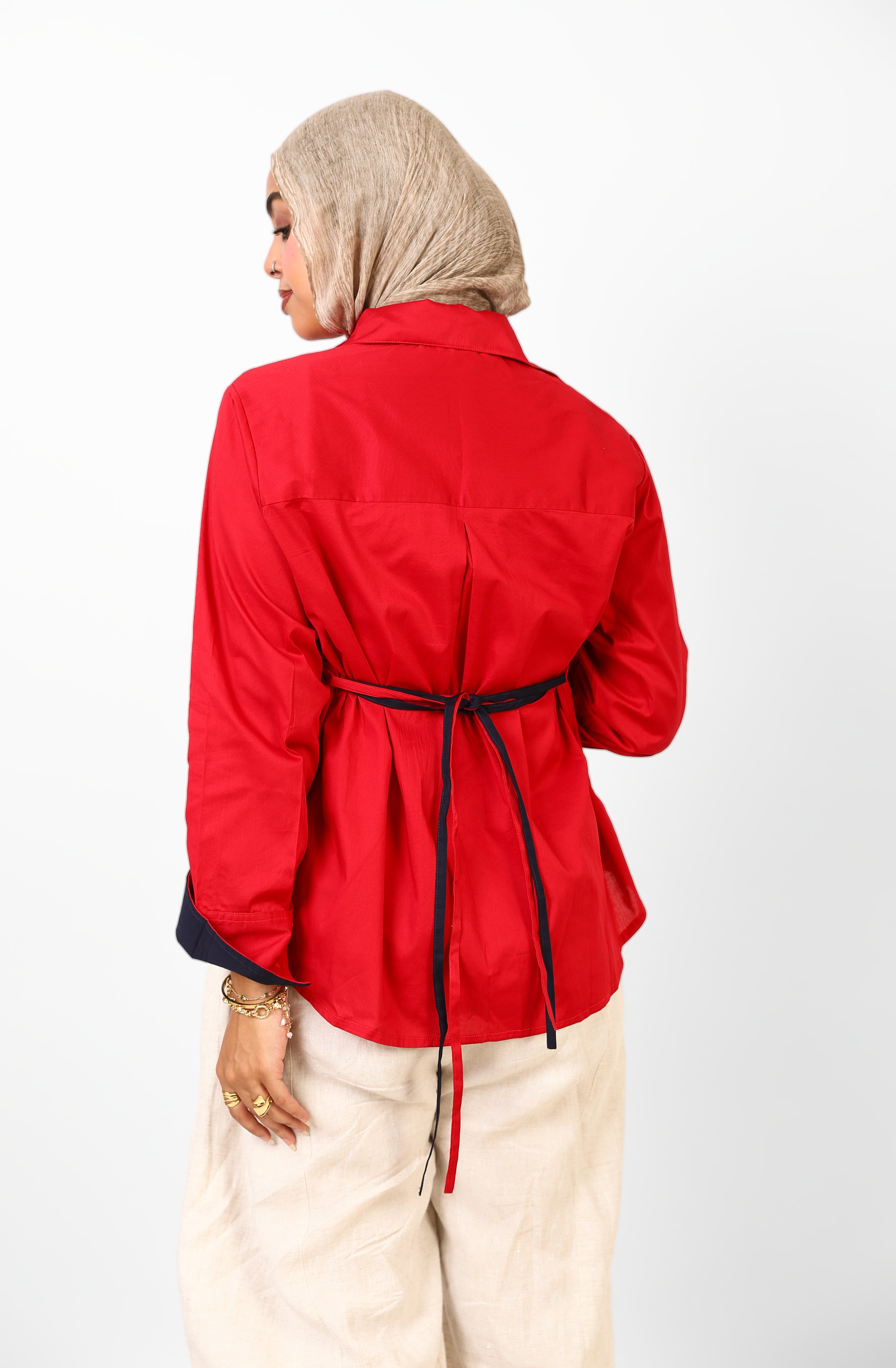 Reversible Wrap Shirt