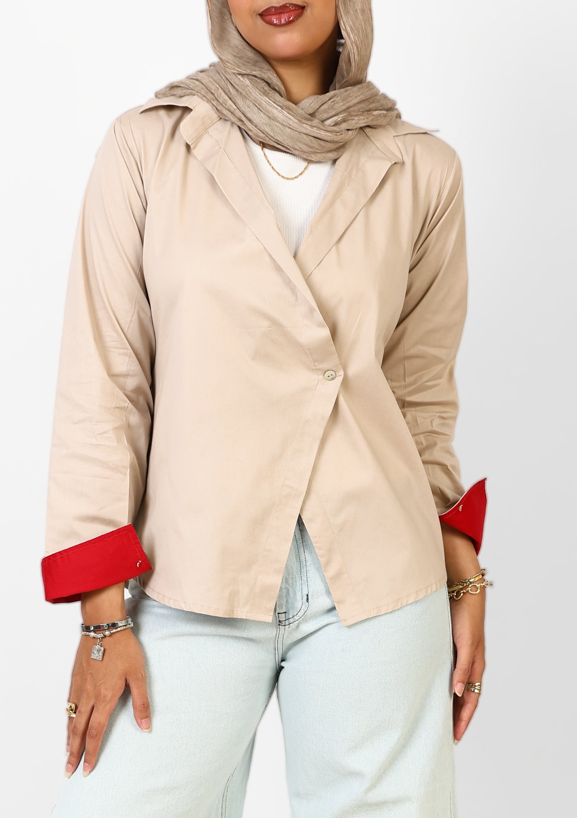 Reversible Wrap Shirt