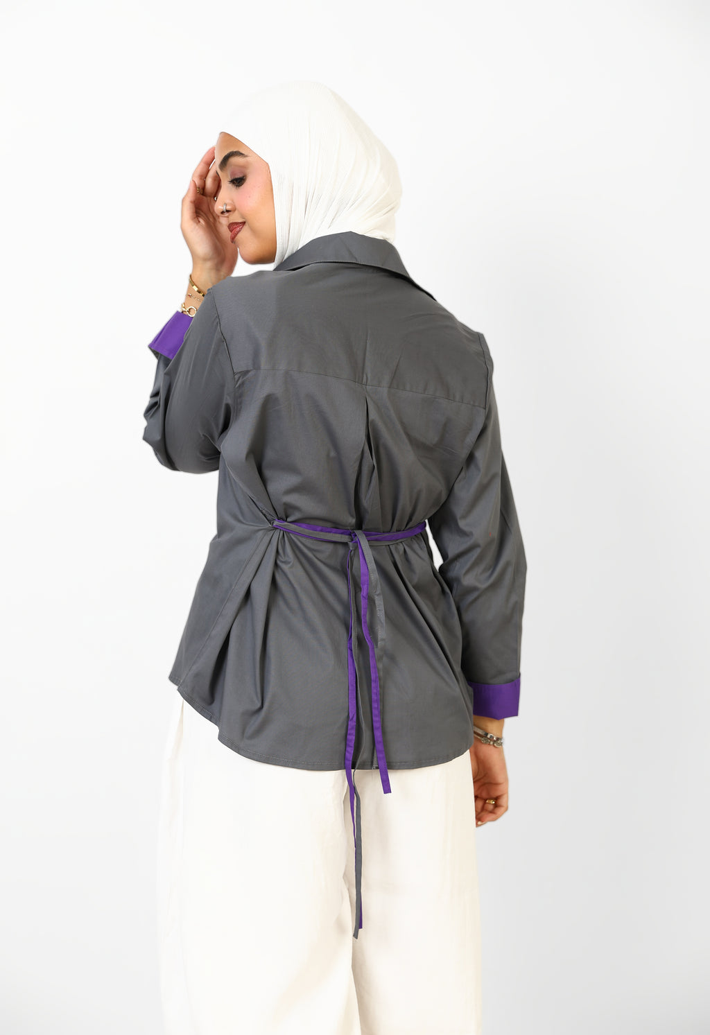 Reversible Wrap Shirt