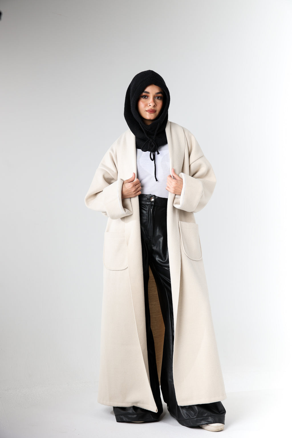 Off-White Heavy Wool Coat