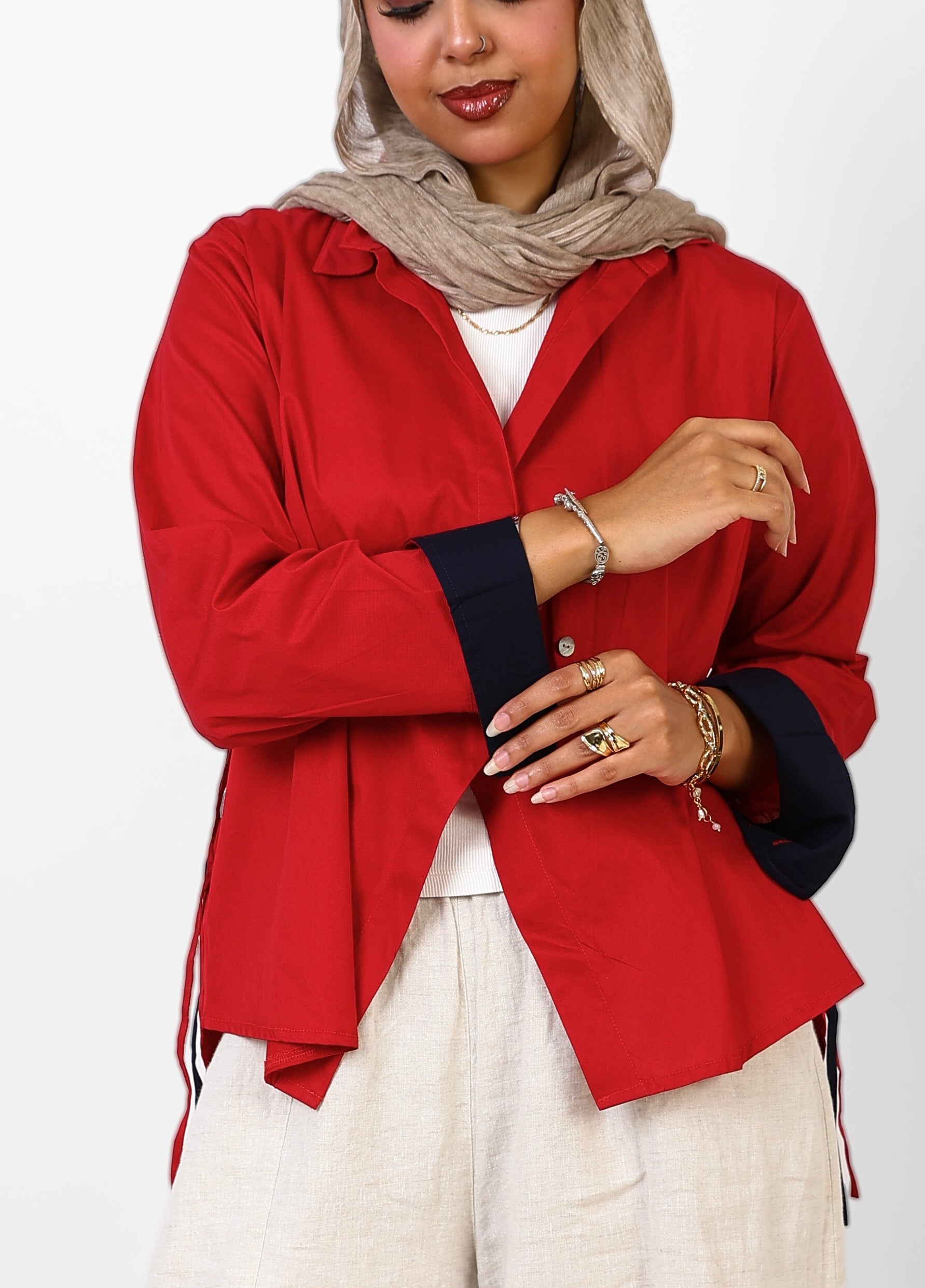 Reversible Wrap Shirt
