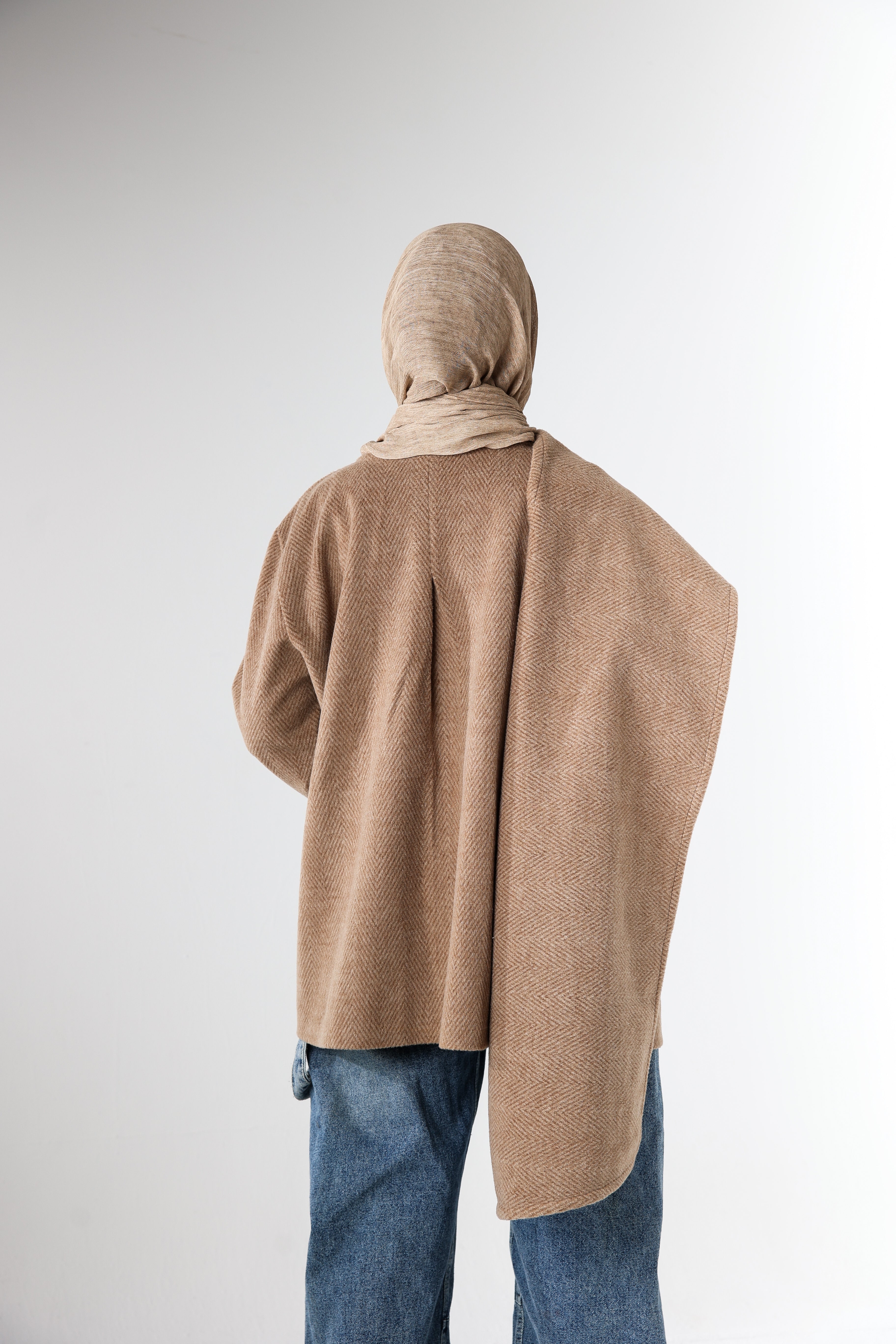 Wool Jacket With Scarf