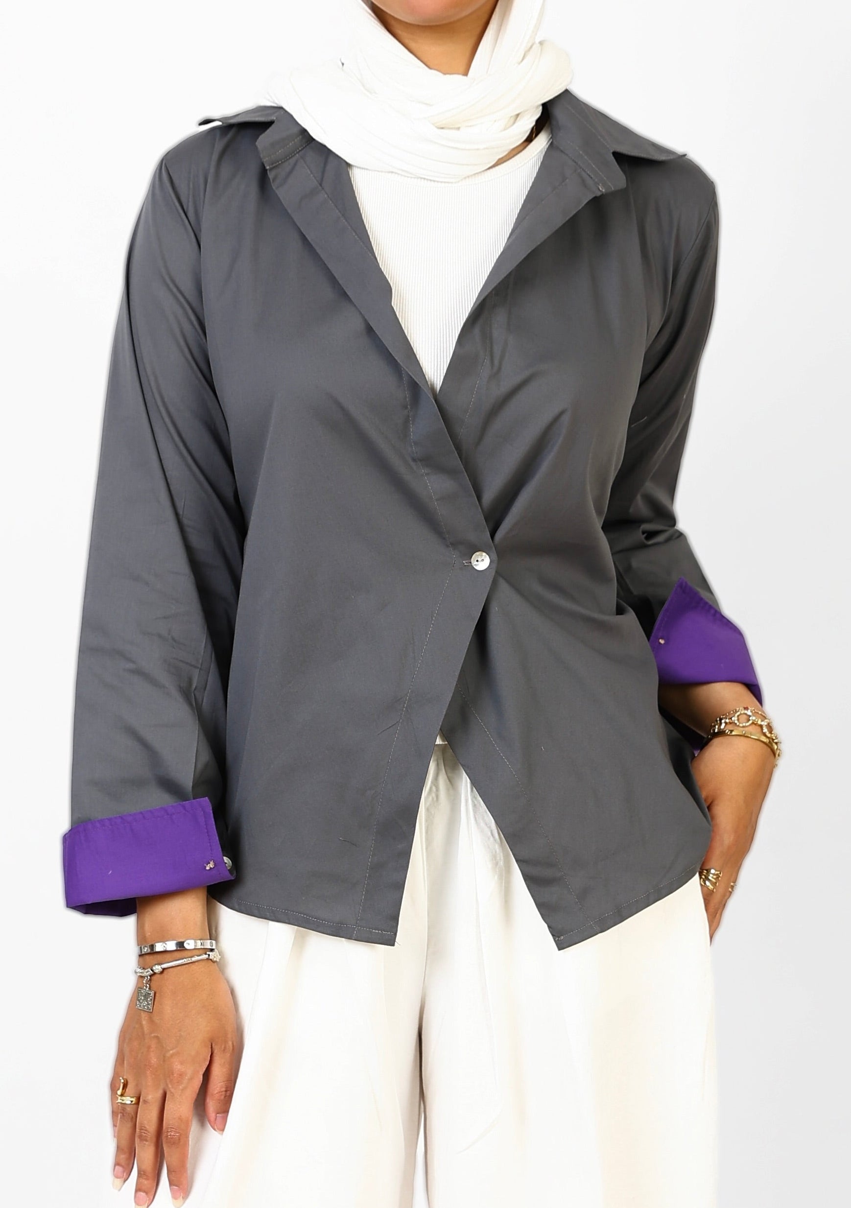 Reversible Wrap Shirt