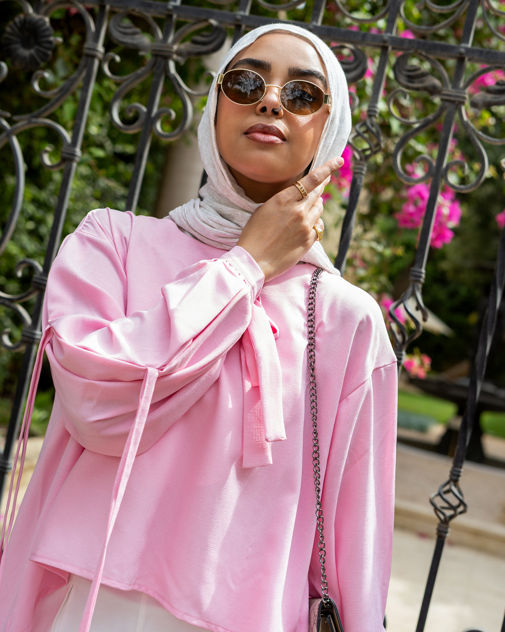 Cotton Candy Linen Blouse