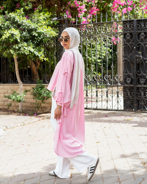 Cotton Candy Linen Blouse