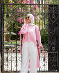 Cotton Candy Linen Blouse