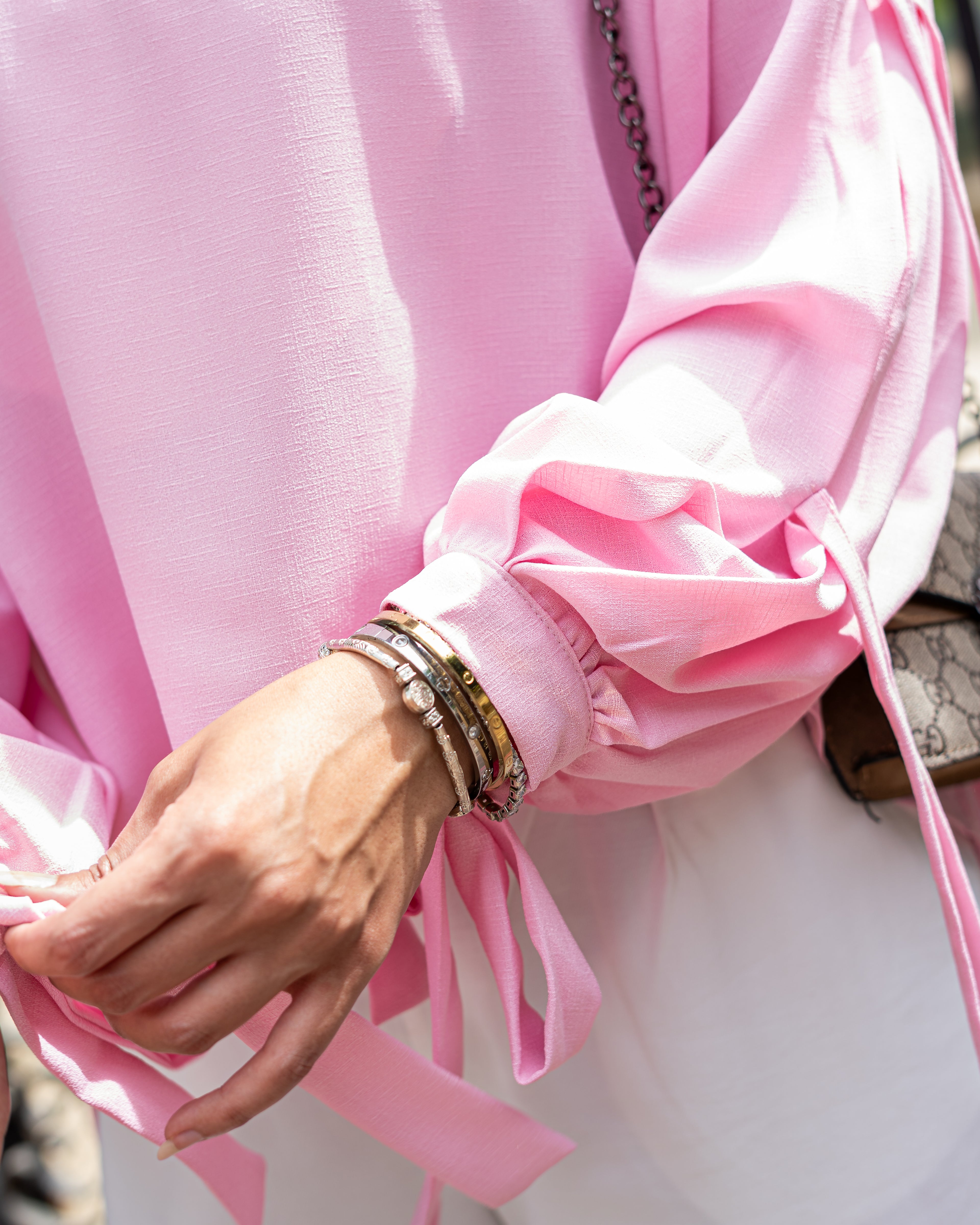Cotton Candy Linen Blouse