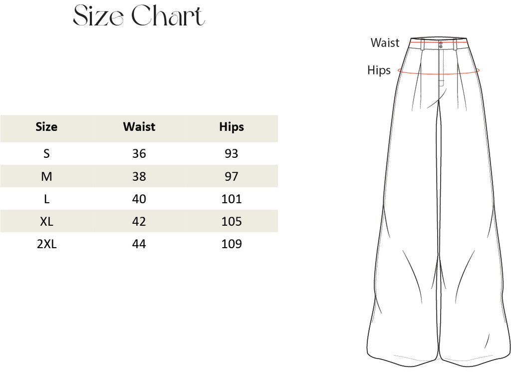 Wide-Leg Leather Pants - Black