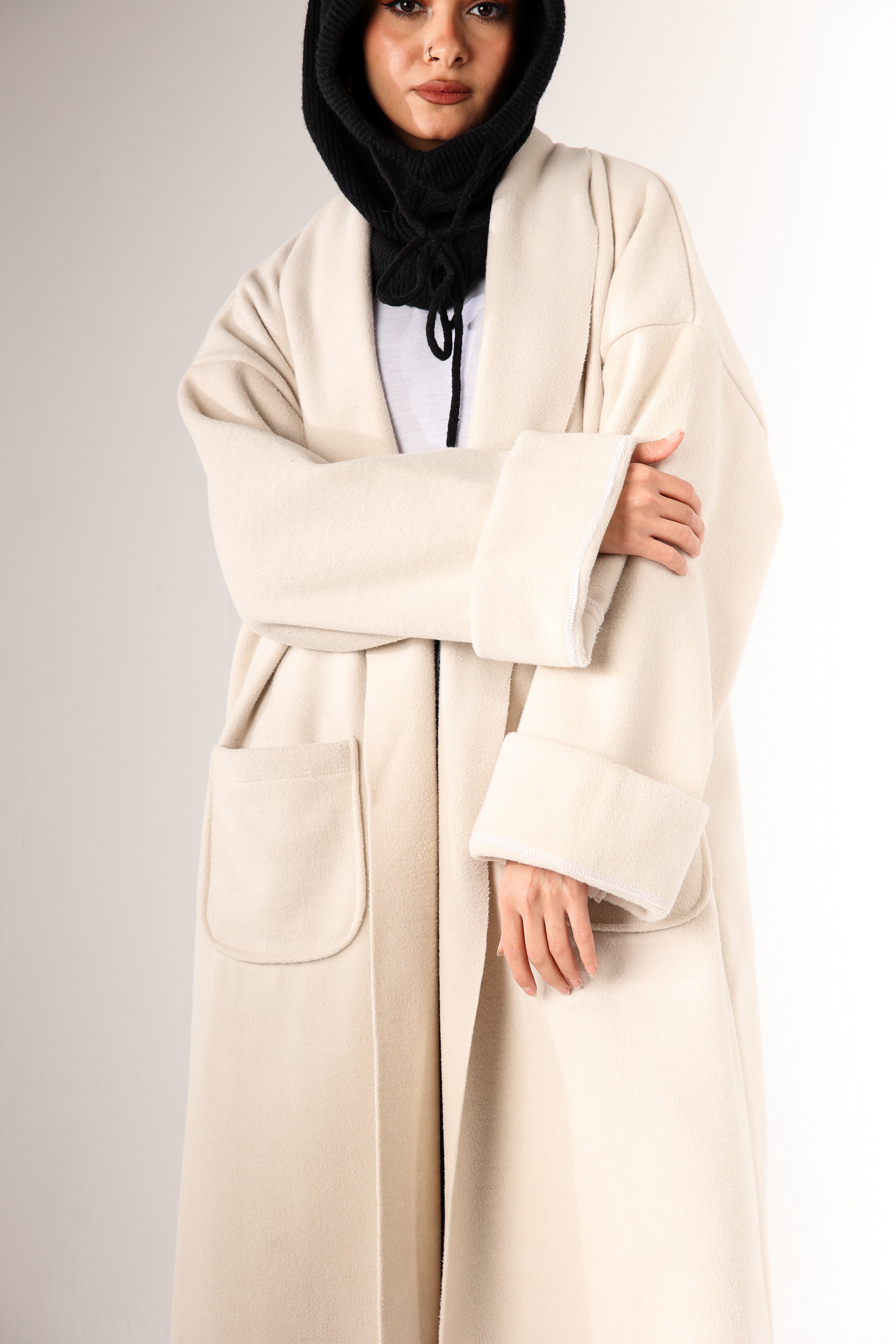 Off-White Heavy Wool Coat